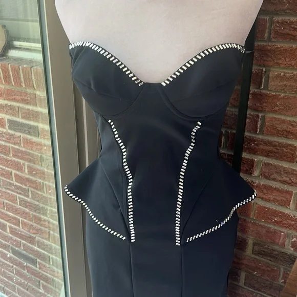 Chiara Boni La Petite Robe Terenzia Strapless Dress size 40/US 4 NWT - Picture 6 of 8